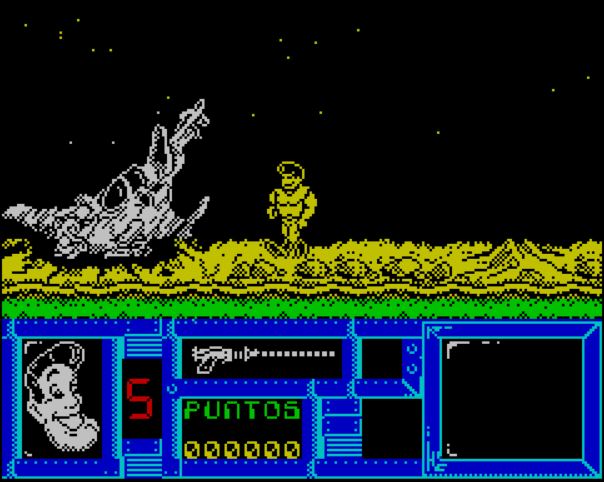 Freddy Hardest - ZX Spectrum game screenshot (1987) by Dinamic